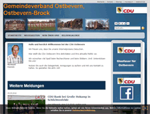 Tablet Screenshot of cdu-ostbevern.de